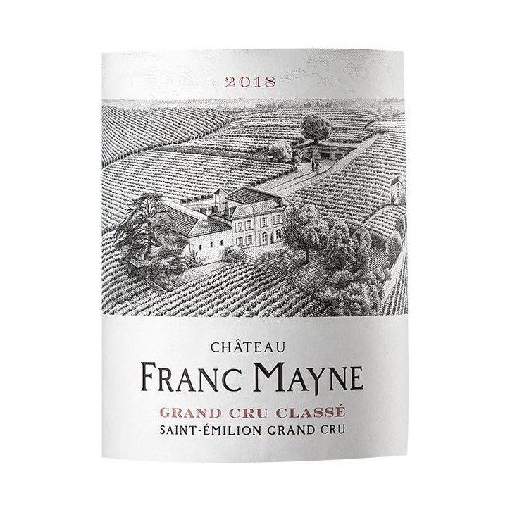 Château Franc Mayne 2018 Saint-Emilion Grand Cru Classé - Vin rouge de Bordeaux