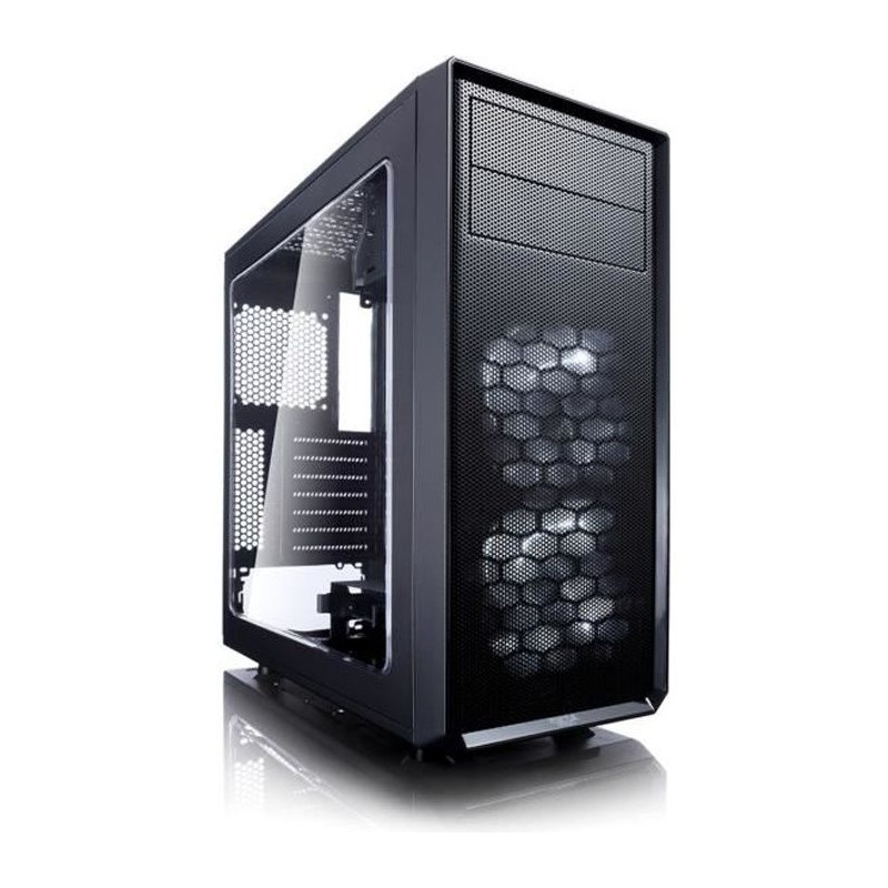 FRACTAL DESIGN BOITIER PC Focus G - Moyen Tour - Noir - Verre trempé