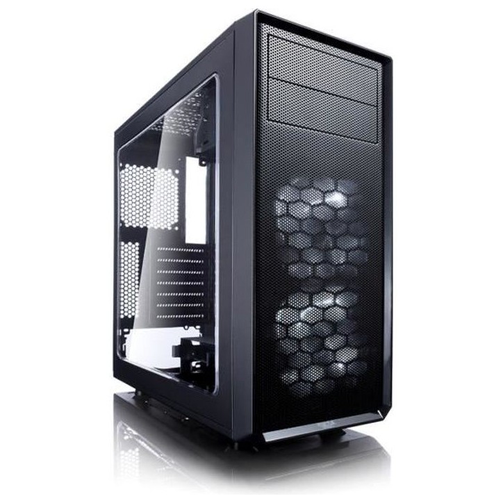 FRACTAL DESIGN BOITIER PC Focus G - Moyen Tour - Noir - Verre trempé - Format ATX (FD-CA-FOCUS-BK-W) FRACTAL DESIGN BOITIER PC Focus G - Moyen Tour - Noir - Verre trempé - Format ATX (FD-CA-FOCUS-BK-W)