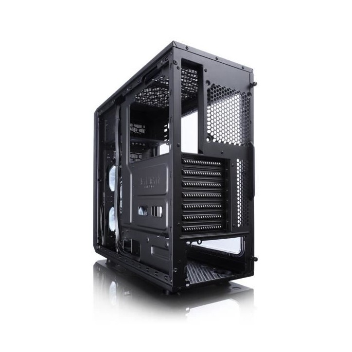 FRACTAL DESIGN BOITIER PC Focus G - Moyen Tour - Noir - Verre trempé - Format ATX (FD-CA-FOCUS-BK-W) FRACTAL DESIGN BOITIER PC Focus G - Moyen Tour - Noir - Verre trempé - Format ATX (FD-CA-FOCUS-BK-W)