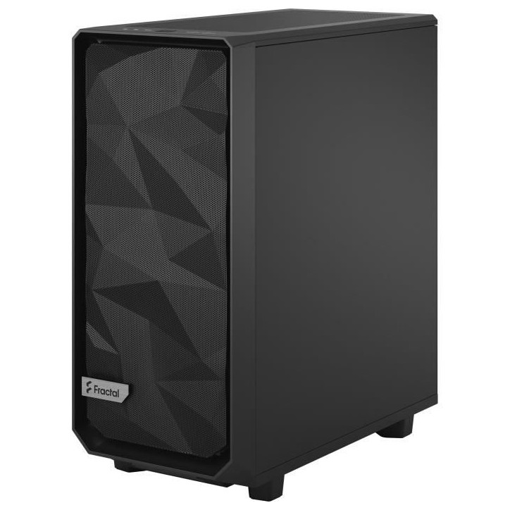 FRACTAL DESIGN - Boîtier PC Meshify 2 Compact Noir Panneau Solide FRACTAL DESIGN - Boîtier PC Meshify 2 Compact Noir Panneau Solide