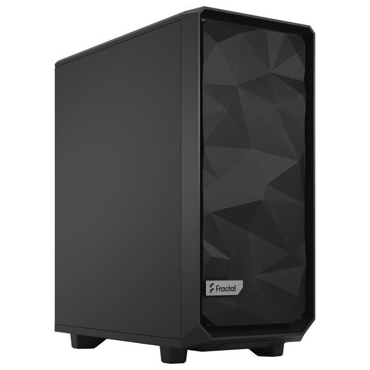 FRACTAL DESIGN - Boîtier PC Meshify 2 Compact Noir Panneau Solide FRACTAL DESIGN - Boîtier PC Meshify 2 Compact Noir Panneau Solide