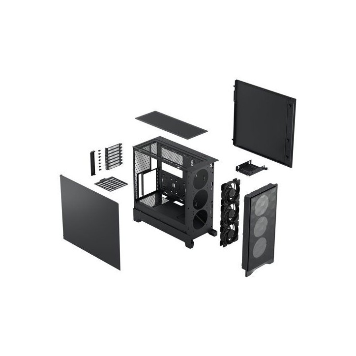 Boitier PC - FRACTAL DESIGN - FD-C-POA2A-01 - Pop 2 Air Solid - Format ATX - 3 ventilateurs a pales profilées - Noir Boitier PC - FRACTAL DESIGN - FD-C-POA2A-01 - Pop 2 Air Solid - Format ATX - 3 ventilateurs a pales profilées - Noir