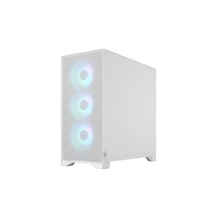 Boitier PC - FRACTAL DESIGN - FD-C-POA2A-04 - Pop 2 Air TG RGB - Format ATX - 3 ventilateurs a pales profilées - Blanc Boitier PC - FRACTAL DESIGN - FD-C-POA2A-04 - Pop 2 Air TG RGB - Format ATX - 3 ventilateurs a pales profilées - Blanc