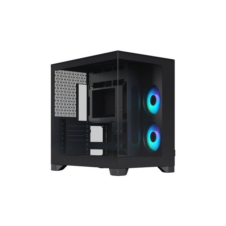 Boîtier PC - FRACTAL DESIGN - FD-C-POV2A-02 Pop 2 Vision Black RGB - Panneau vitré - Éclairage RGB - ATX Boîtier PC - FRACTAL DESIGN - FD-C-POV2A-02 Pop 2 Vision Black RGB - Panneau vitré - Éclairage RGB - ATX