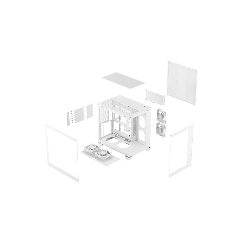 Boîtier PC - FRACTAL DESIGN - FD-C-POV2A-03 Pop 2 Vision White RGB -