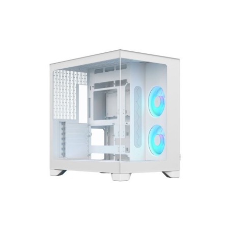 Boîtier PC - FRACTAL DESIGN - FD-C-POV2A-03 Pop 2 Vision White RGB - Panneau vitré - Éclairage RGB - ATX - Blanc