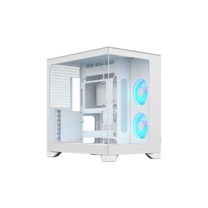 Boîtier PC - FRACTAL DESIGN - FD-C-POV2A-03 Pop 2 Vision White RGB - Panneau vitré - Éclairage RGB - ATX - Blanc Boîtier PC - FRACTAL DESIGN - FD-C-POV2A-03 Pop 2 Vision White RGB - Panneau vitré - Éclairage RGB - ATX - Blanc