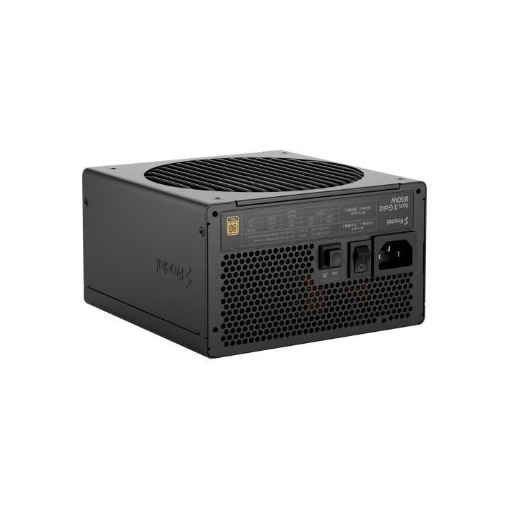 FRACTAL DESIGN - Ion 3 Gold 850W Black (EU Cord) - Alimentation ATX12V 3.1 - 850 W FRACTAL DESIGN - Ion 3 Gold 850W Black (EU Cord) - Alimentation ATX12V 3.1 - 850 W