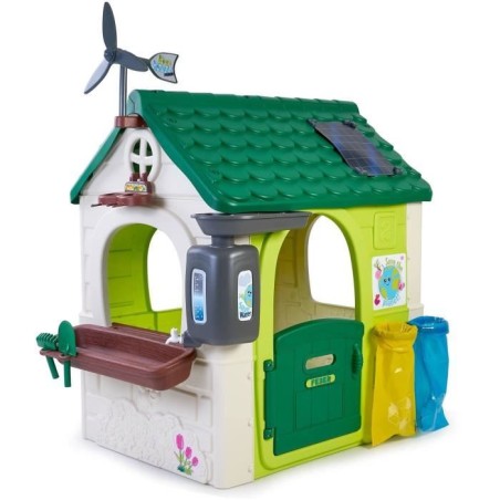 Maison écologique FEBER avec activités d'apprentissage sur la nature