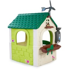 Maison écologique FEBER avec activités d'apprentissage sur la nature