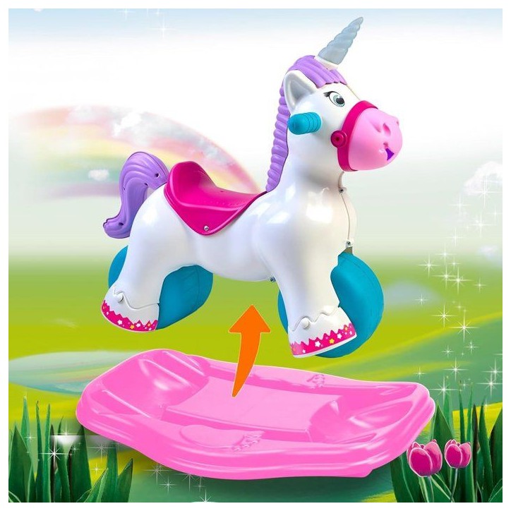 Trotteur 2-en-1 Licorne - FEBER - Baby Unicorn - Avec sons et lumieres - Des 12 mois Trotteur 2-en-1 Licorne - FEBER - Baby Unicorn - Avec sons et lumieres - Des 12 mois