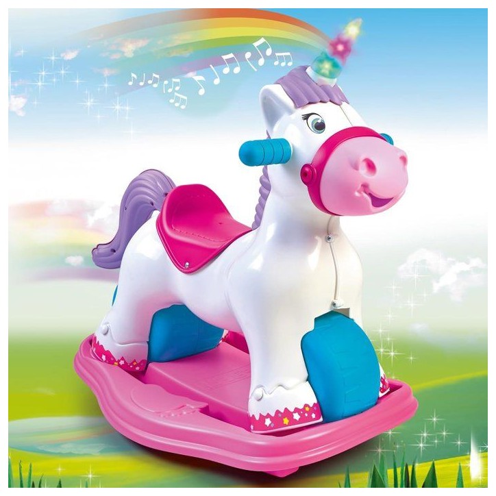 Trotteur 2-en-1 Licorne - FEBER - Baby Unicorn - Avec sons et lumieres - Des 12 mois Trotteur 2-en-1 Licorne - FEBER - Baby Unicorn - Avec sons et lumieres - Des 12 mois