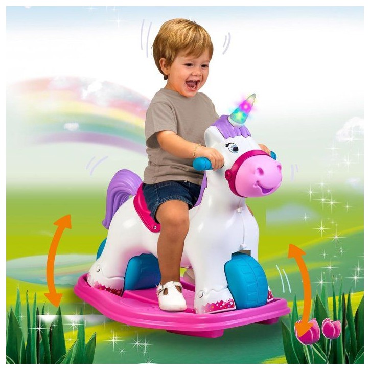 Trotteur 2-en-1 Licorne - FEBER - Baby Unicorn - Avec sons et lumieres - Des 12 mois Trotteur 2-en-1 Licorne - FEBER - Baby Unicorn - Avec sons et lumieres - Des 12 mois