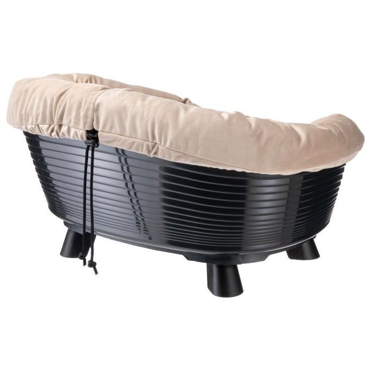 Panier corbeille coussin noir - Taille M - 64 x 48 x 25 cm - FERPLAST Panier corbeille coussin noir - Taille M - 64 x 48 x 25 cm - FERPLAST