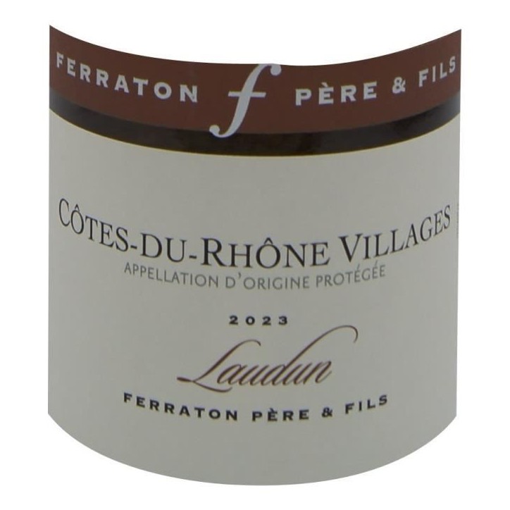 Domaine Ferraton 2023 Côtes du Rhône Villages Laudun - Vin blanc de la Vallée du Rhône