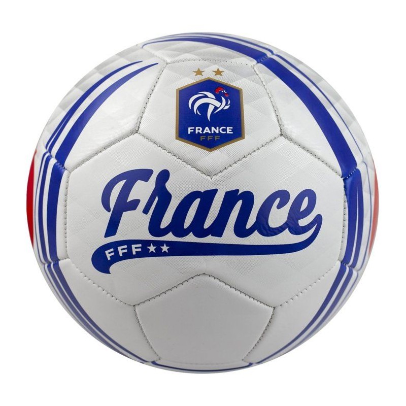 Ballon de football - FFF - Nation - T5 - Blanc
