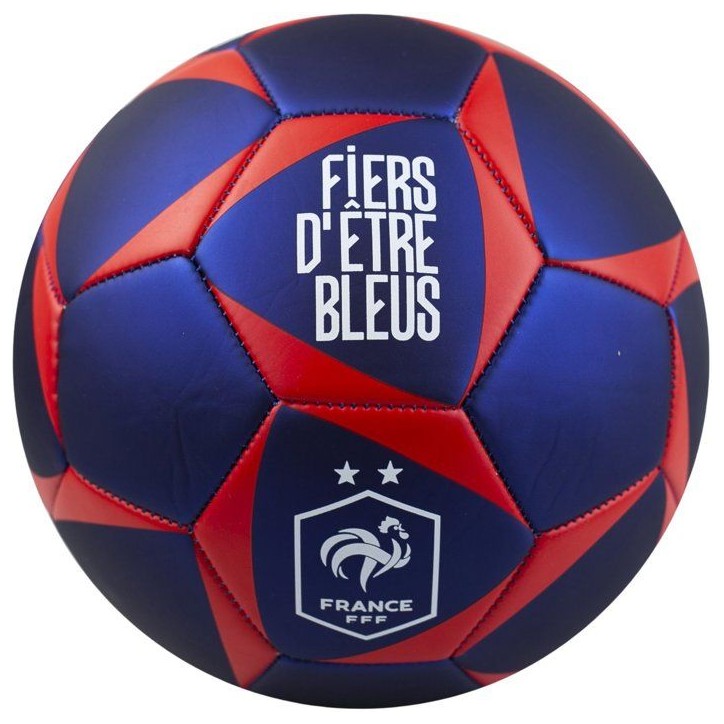 Ballon de football - FFF - Jersey supreme - T5 - Bleu/rouge Ballon de football - FFF - Jersey supreme - T5 - Bleu/rouge