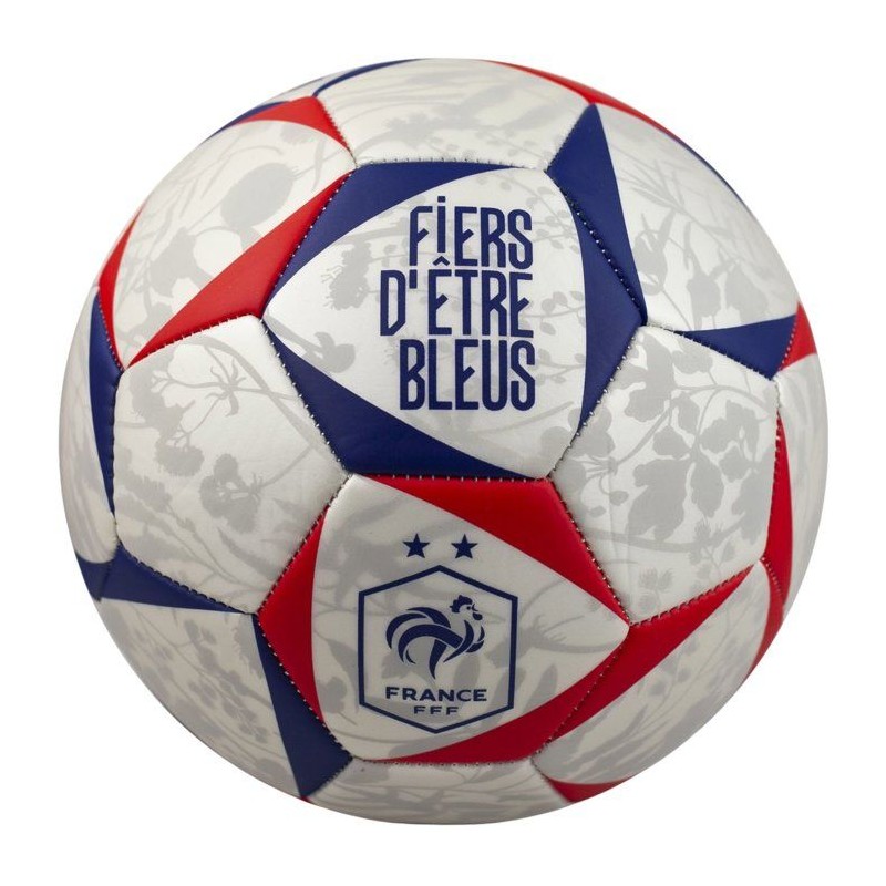Ballon de football - FFF - Jersey floral - T5 - Tricolore
