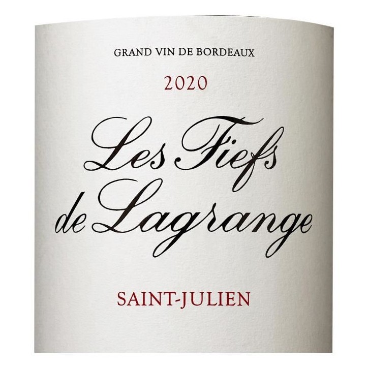 Les Fiefs de Lagrange 2020 Saint-Julien - Vin rouge de Bordeaux