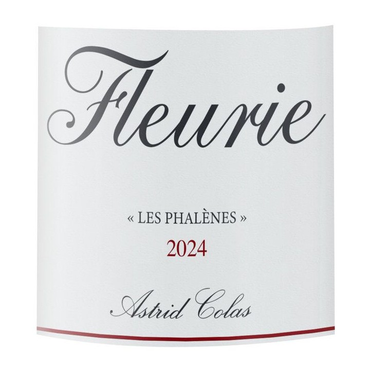 Astrid Colas Les Phalenes 2024 Fleurie - Vin rouge de Bordeaux