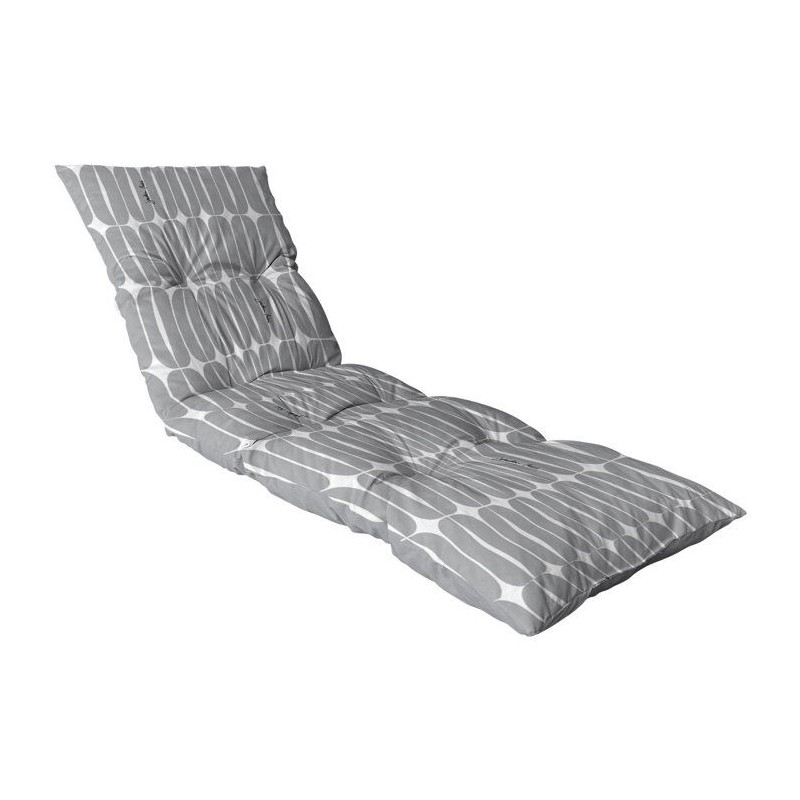 Coussin bain de soleil - JARDIN PRIVE - Flocons Vibration Ombre - 118