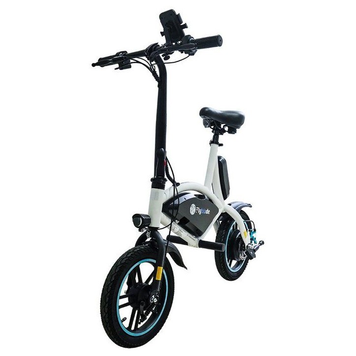 Draisienne électrique - FLYBLADE - C147 - 14 - 350 W - Autonomie 25 Km - Support de téléphone - Blanc Draisienne électrique - FLYBLADE - C147 - 14 - 350 W - Autonomie 25 Km - Support de téléphone - Blanc
