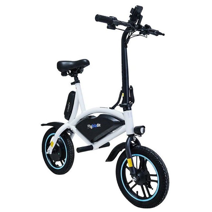 Draisienne électrique - FLYBLADE - C147 - 14 - 350 W - Autonomie 25 Km - Support de téléphone - Blanc Draisienne électrique - FLYBLADE - C147 - 14 - 350 W - Autonomie 25 Km - Support de téléphone - Blanc
