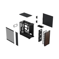 Boîtier PC - FRACTAL DESIGN - North XL RC Charcoal Black TG - Noir -