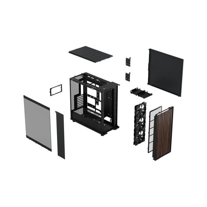 Boîtier PC - FRACTAL DESIGN - North XL RC Charcoal Black TG - Noir - ATX - USB 3.1 Gen 2 Type-C - 2xUSB 3.0 Boîtier PC - FRACTAL DESIGN - North XL RC Charcoal Black TG - Noir - ATX - USB 3.1 Gen 2 Type-C - 2xUSB 3.0