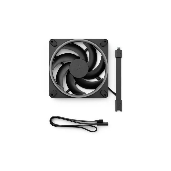 Ventilateur PC - FRACTAL DESIGN - Momentum 14 RGB - FDB - Anneau lumineux ARGB Gen 2 - Contrôle PWM - Noir Ventilateur PC - FRACTAL DESIGN - Momentum 14 RGB - FDB - Anneau lumineux ARGB Gen 2 - Contrôle PWM - Noir