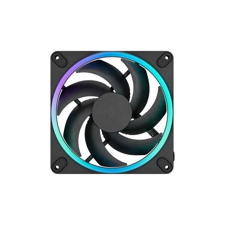 Ventilateur PC - FRACTAL DESIGN - Momentum 14 RGB - FDB - Anneau lumineux ARGB Gen 2 - Contrôle PWM - Noir Ventilateur PC - FRACTAL DESIGN - Momentum 14 RGB - FDB - Anneau lumineux ARGB Gen 2 - Contrôle PWM - Noir