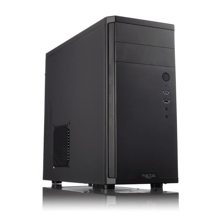 FRACTAL DESIGN BOITIER PC Core 1100 - Noir - Format ATX (FD-CA-CORE-1100-BL) FRACTAL DESIGN BOITIER PC Core 1100 - Noir - Format ATX (FD-CA-CORE-1100-BL)