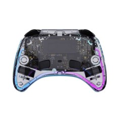 Manette Switch 1&2 - PC Polychroma Sans fil Transparente LED
