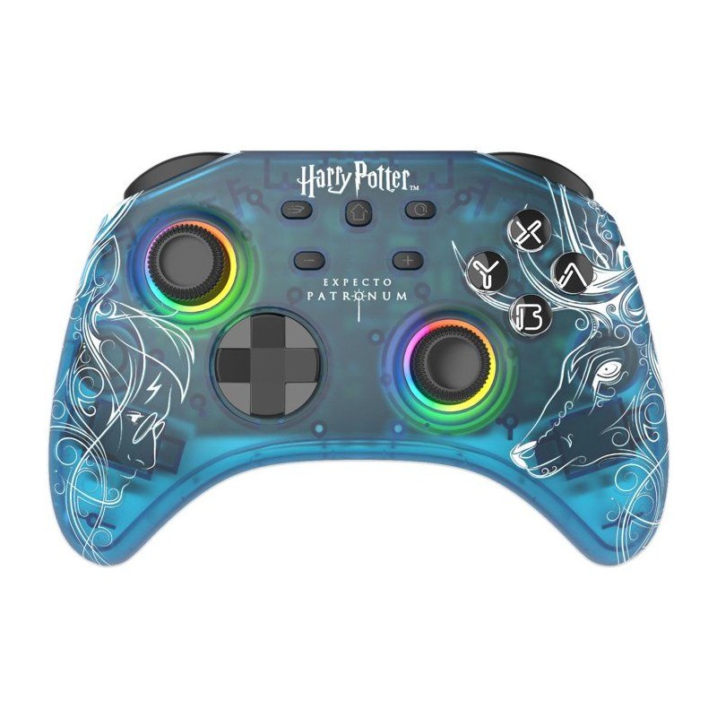 Manette Switch 1&2 - PC Patronus Sans fil RGB Translucide