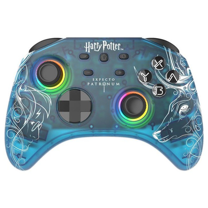Manette Switch 1&2 - PC Patronus Sans fil RGB Translucide Manette Switch 1&2 - PC Patronus Sans fil RGB Translucide