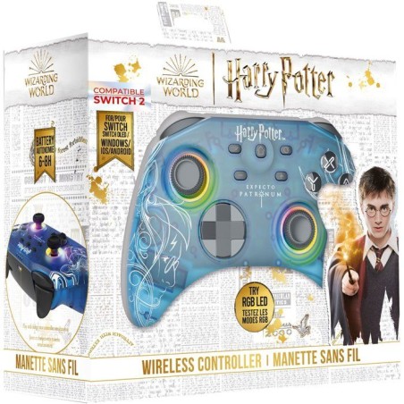 Manette Switch 1&2 - PC Patronus Sans fil RGB Translucide