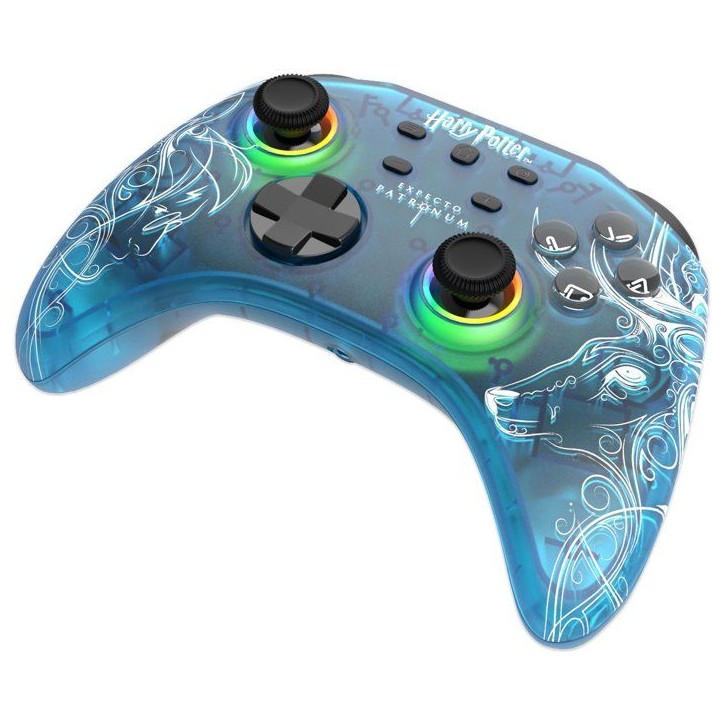 Manette Switch 1&2 - PC Patronus Sans fil RGB Translucide Manette Switch 1&2 - PC Patronus Sans fil RGB Translucide