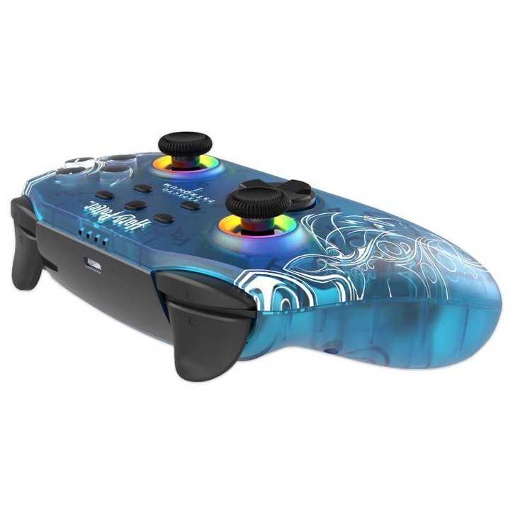 Manette Switch 1&2 - PC Patronus Sans fil RGB Translucide Manette Switch 1&2 - PC Patronus Sans fil RGB Translucide
