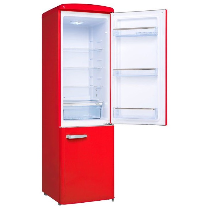 Réfrigérateur combiné - FRIGELUX - CB255RRA++ - 2 portes - 255 L - 55 x 57,5 x 181 cm - Rouge Réfrigérateur combiné - FRIGELUX - CB255RRA++ - 2 portes - 255 L - 55 x 57,5 x 181 cm - Rouge