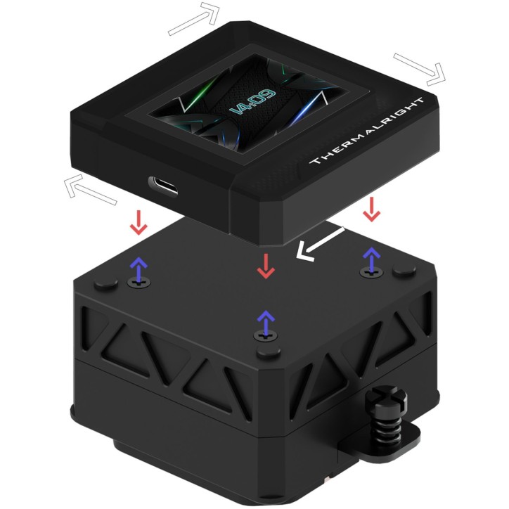 THERMALRIGHT - Frozen Warframe 240 SE - Watercooling AIO - Ventilateurs 120mm - Afficheur ARGB - Noir THERMALRIGHT - Frozen Warframe 240 SE - Watercooling AIO - Ventilateurs 120mm - Afficheur ARGB - Noir