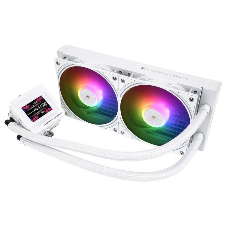 THERMALRIGHT - Frozen Warframe 240 SE ARGB - FROWAR24SEARGB-WH - Watercooling AIO - Ventilateurs 2x 120 mm ARGB - Blanc THERMALRIGHT - Frozen Warframe 240 SE ARGB - FROWAR24SEARGB-WH - Watercooling AIO - Ventilateurs 2x 120 mm ARGB - Blanc