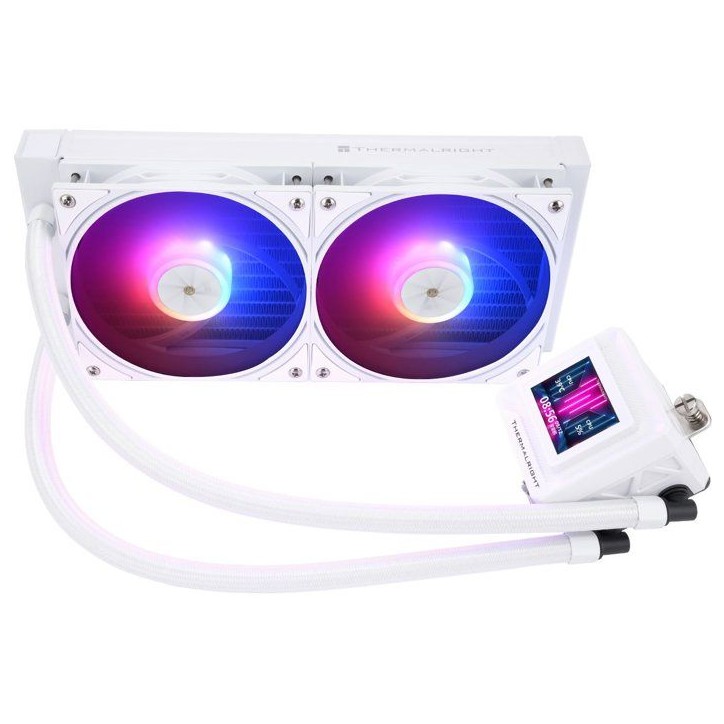 THERMALRIGHT - Frozen Warframe 240 SE ARGB - FROWAR24SEARGB-WH - Watercooling AIO - Ventilateurs 2x 120 mm ARGB - Blanc THERMALRIGHT - Frozen Warframe 240 SE ARGB - FROWAR24SEARGB-WH - Watercooling AIO - Ventilateurs 2x 120 mm ARGB - Blanc