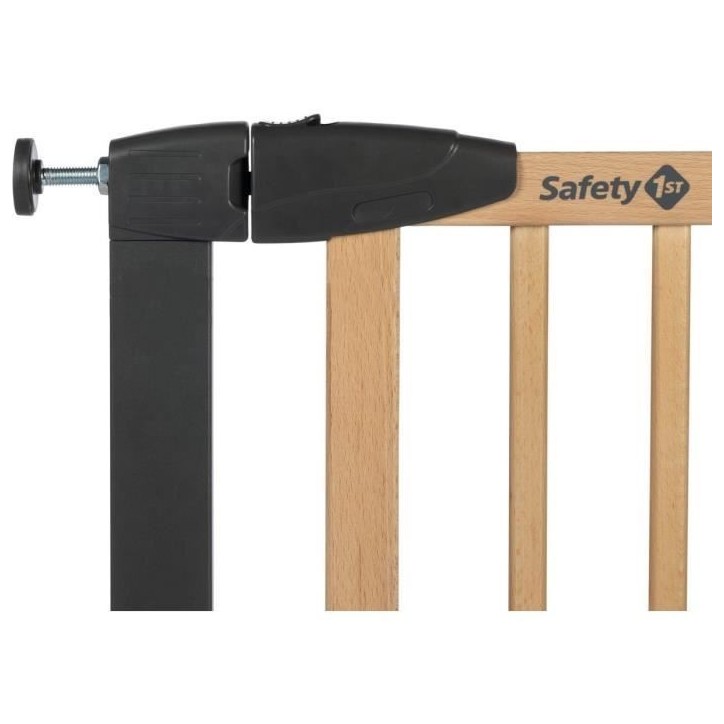 SAFETY 1ST Barriere Simply Close wood & Metal, Pression, 73-80 cm (Max. 94cm), sans vis ni perçage, Ouverture d'une Main, Bois SAFETY 1ST Barriere Simply Close wood & Metal, Pression, 73-80 cm (Max. 94cm), sans vis ni perçage, Ouverture d'une Main, Bois