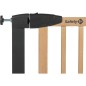 SAFETY 1ST Barriere Simply Close wood & Metal, Pression, 73-80 cm (Max. 94cm), sans vis ni perçage, Ouverture d'une Main, Bois SAFETY 1ST Barriere Simply Close wood & Metal, Pression, 73-80 cm (Max. 94cm), sans vis ni perçage, Ouverture d'une Main, Bois
