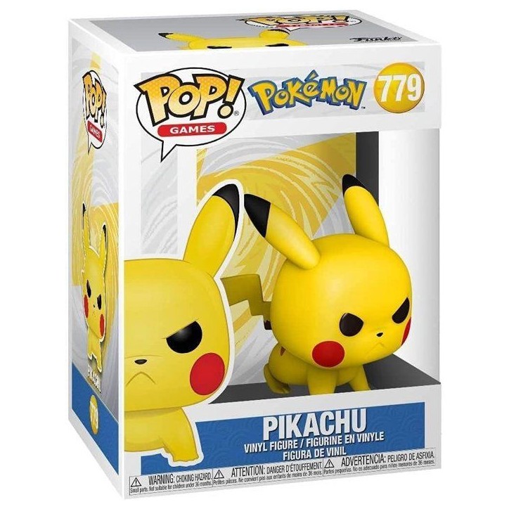 Figurine Funko Pop! - Pokémon Pikachu Position d'Attaque - Vinyle Figurine Funko Pop! - Pokémon Pikachu Position d'Attaque - Vinyle