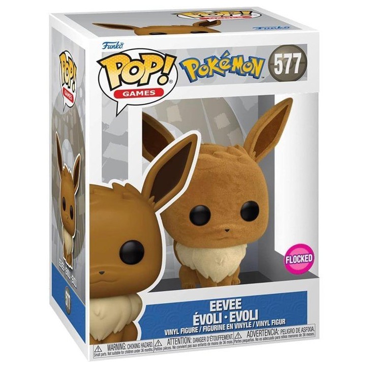 Figurine Funko Pop! - Pokémon Évoli Floqué - Vinyle Figurine Funko Pop! - Pokémon Évoli Floqué - Vinyle