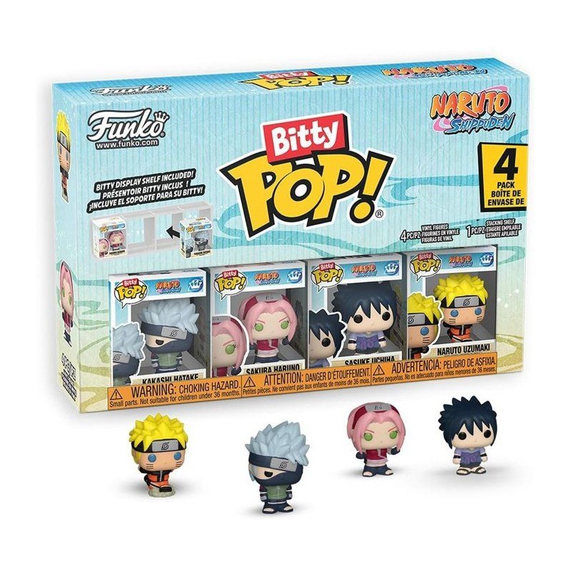 Figurine Funko Bitty POP! - Naruto Shippuden Team 7 - 4-Pack - Vinyle