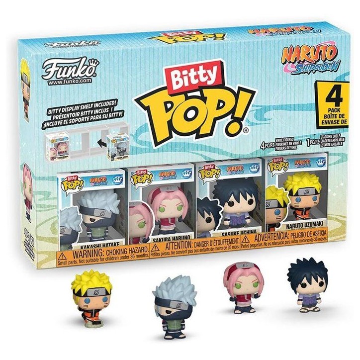 Figurine Funko Bitty POP! - Naruto Shippuden Team 7 - 4-Pack - Vinyle Figurine Funko Bitty POP! - Naruto Shippuden Team 7 - 4-Pack - Vinyle