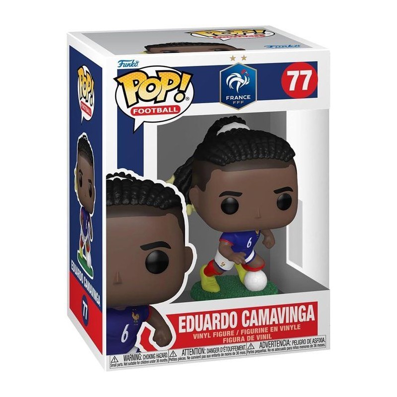 Figurine Funko Pop! - Football France - Eduardo Camavinga - Vinyle Off